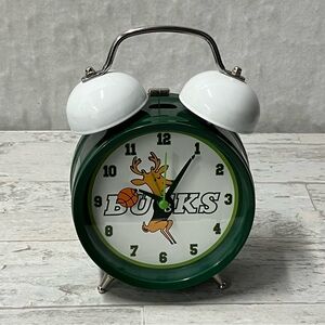 Milwaukee Bucks Bango Alarm Clock  Basketball SGA  Tested And Works